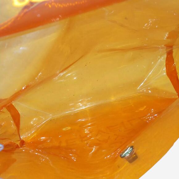 Hermes Hand Bag Orange Vinyl - Picture 8 of 9